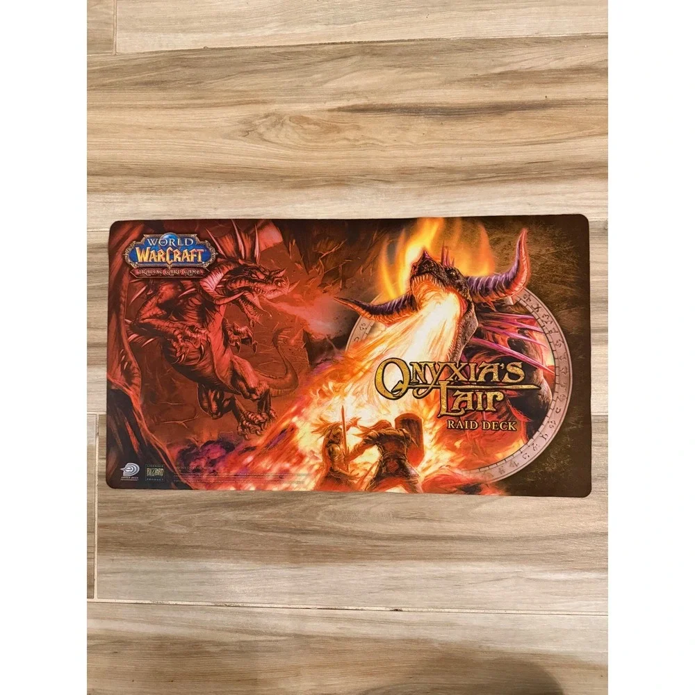 World of Warcraft TCG Onyxia's Lair Raid Deck Playmat 2007 Upper Deck Blizzard
